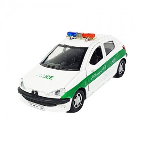ماکت خودرو پژو 206 پلیس فرماندهی نیروی انتظامی-68614