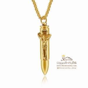 گردنبند فشنگ گلد NEC485G0-14889